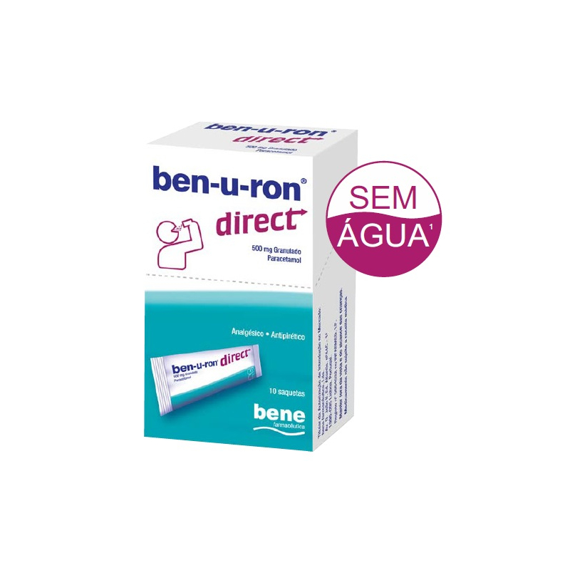 Ben-u-ron direct 500 mg 10 saq