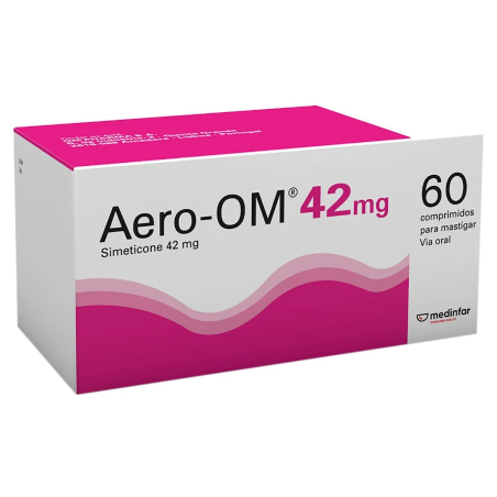 Aero-om comprimidos para mastigar 42 mg (60 un)