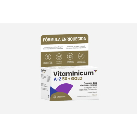 Vitaminucum A-Z 50+ Gold 30 cáps