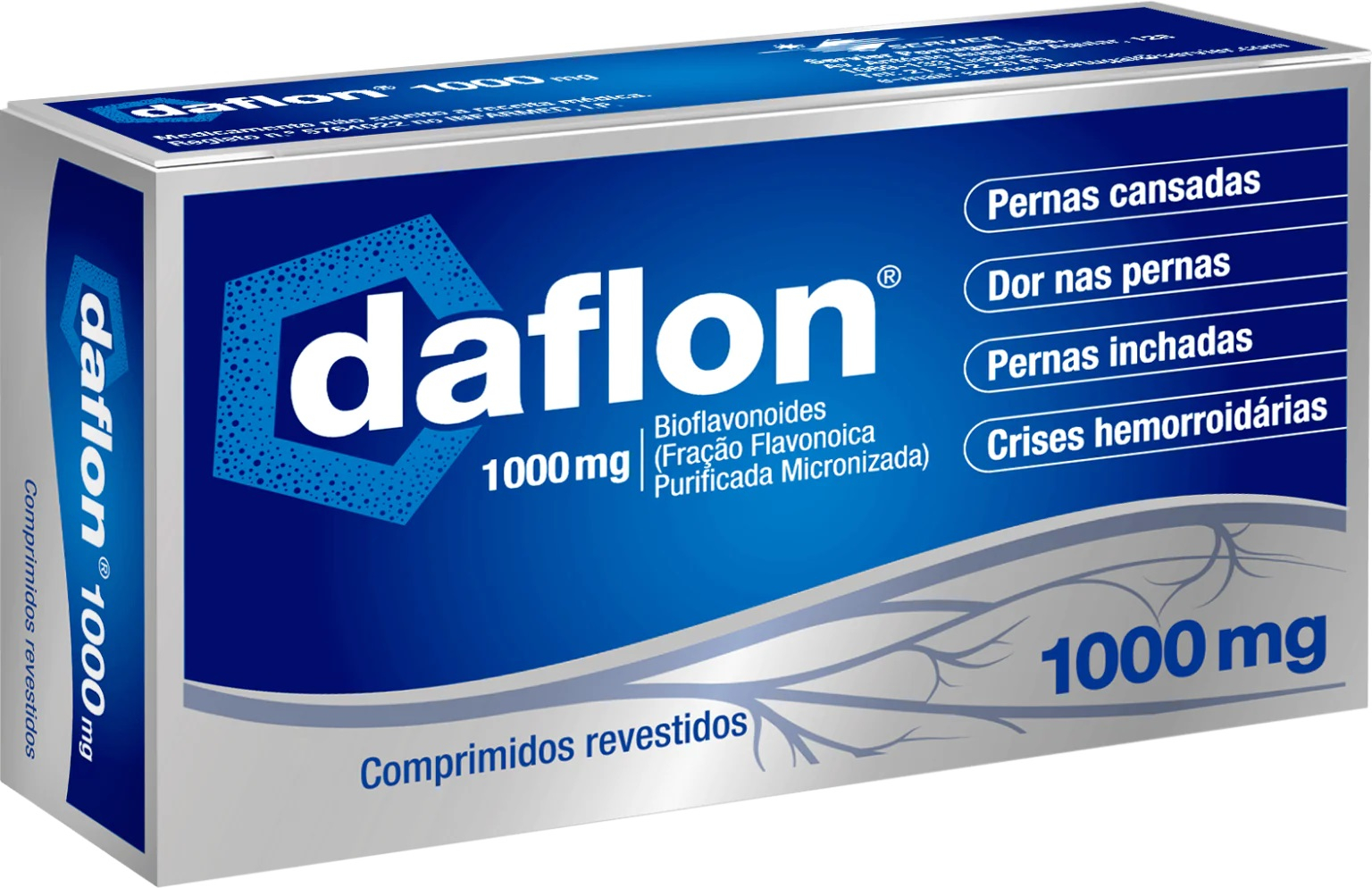 Daflon 1000mg Servier 30 comprimidos revestidos