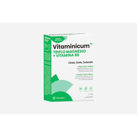 Vitaminicum Triplo Magnésio + Vitamina B6 30 comp