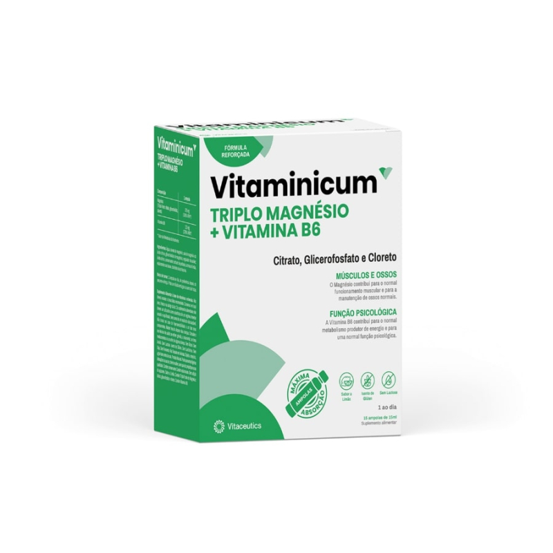Vitaminicum Triplo Magnesio 15X15 ml ampolas