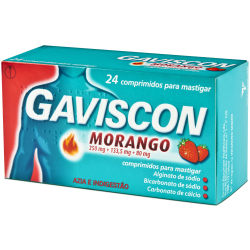 Gaviscon Morango 24 comprimidos