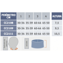 COLAR CERVICAL ESPUMA 9.5CM CC2109 TAM.3