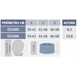 COLAR CERVICAL PHILADELPHIA 8,3 CM CC2503 TAM.2
