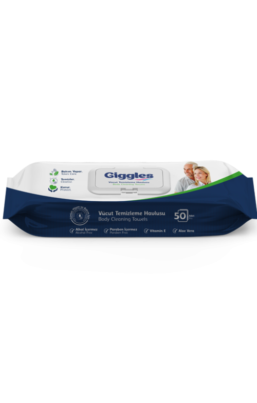TOALHETES GIGGLES XL EMB.50UN