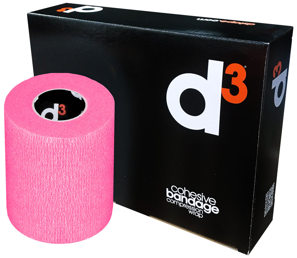 D3 LIGADURA COESIVA 50MM x 5M COR-DE-ROSA UN