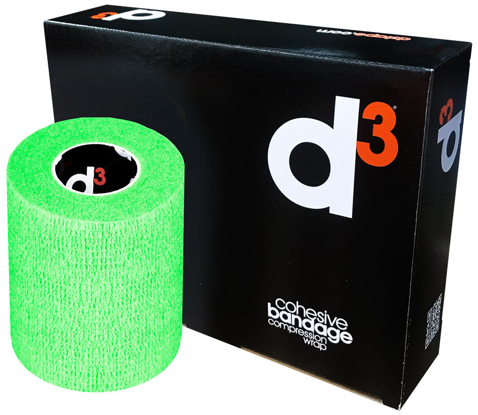 D3 LIGADURA COESIVA 75MM x 5M VERDE LIMA UN