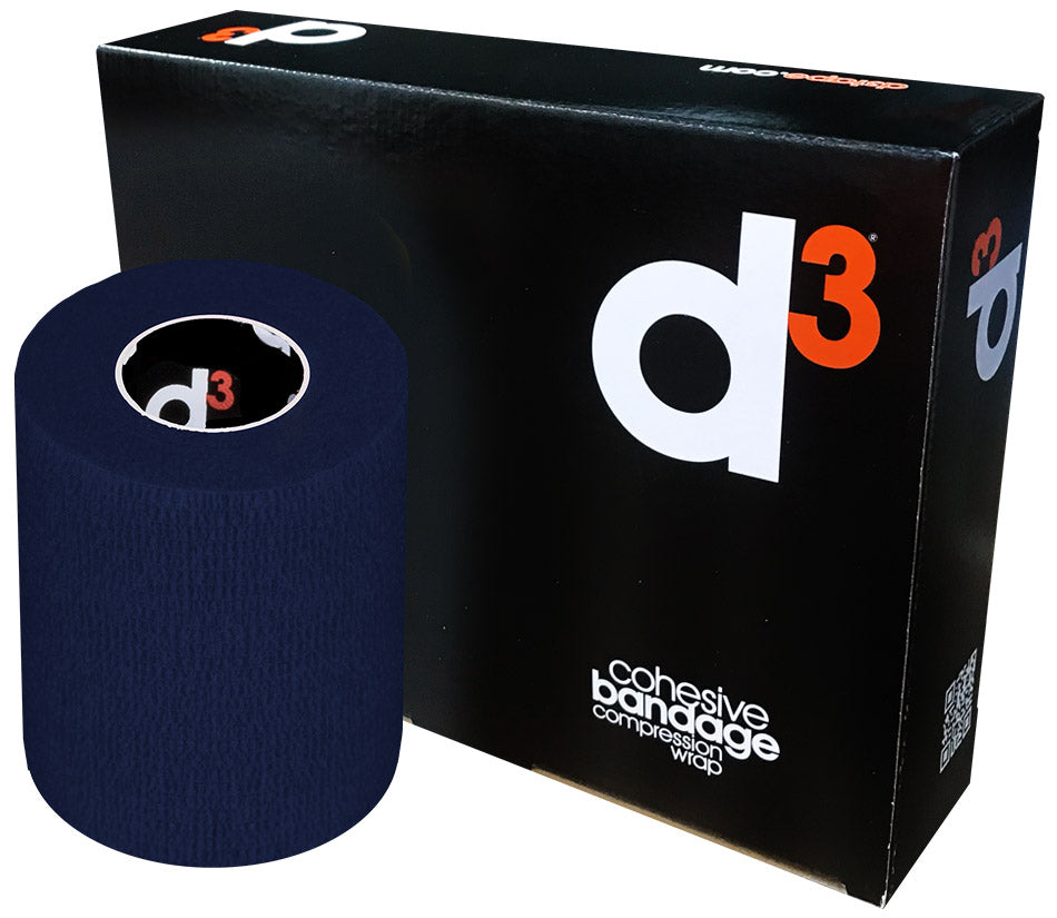 D3 LIGADURA COESIVA 75MM x 5M AZUL MARINHO UN