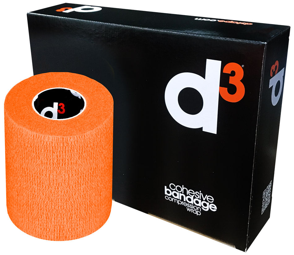 D3 LIGADURA COESIVA 75MM x 5M LARANJA UN