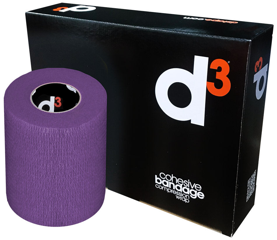 D3 LIGADURA COESIVA 75MM x 5M ROXO UN
