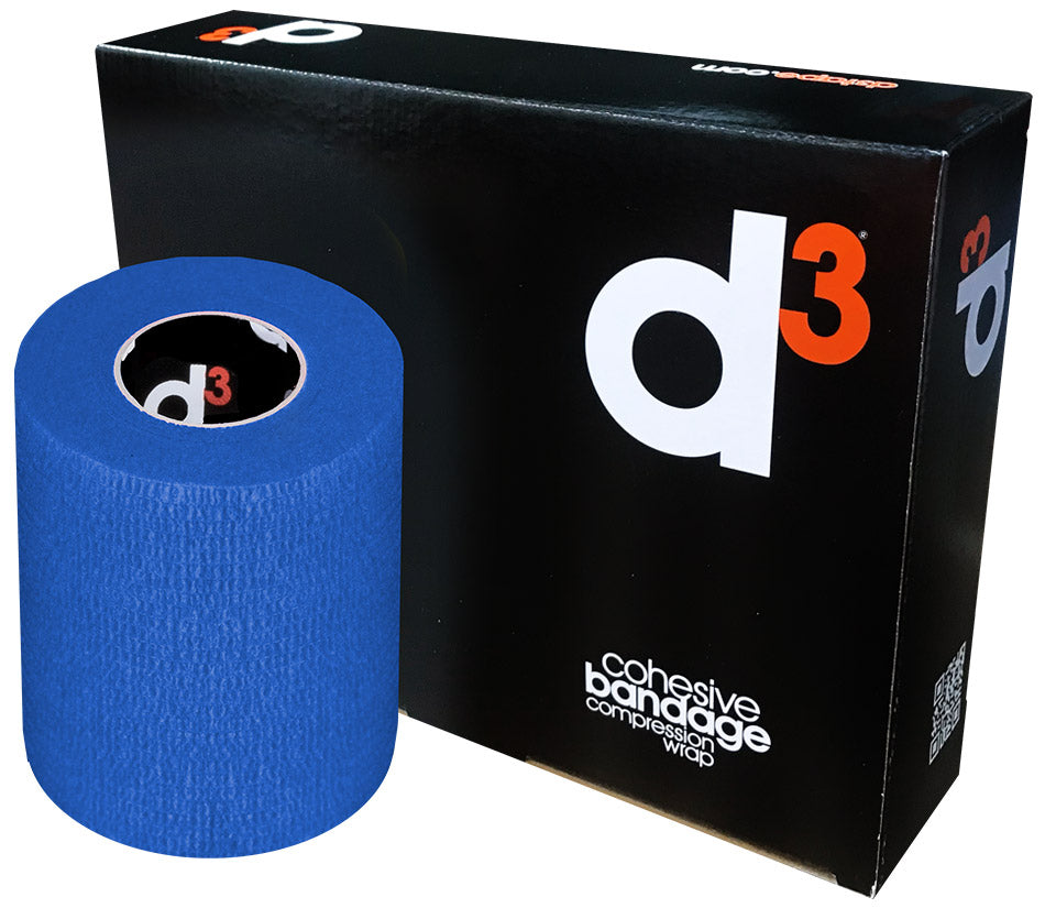 D3 LIGADURA COESIVA 100MM x 5M AZUL UN