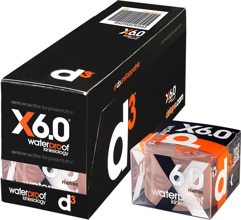 D3 X6.0 XTREME KINESIO TAPE 50MMX6.0M BEGE