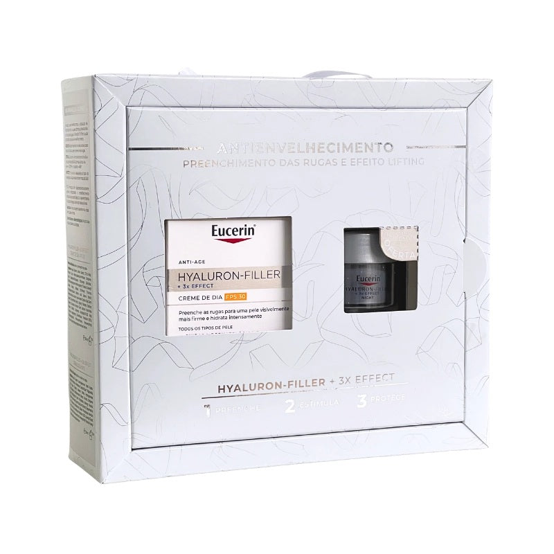 Eucerin Coffret HF3x Creme Dia SFP30+HF3x Cr Noite