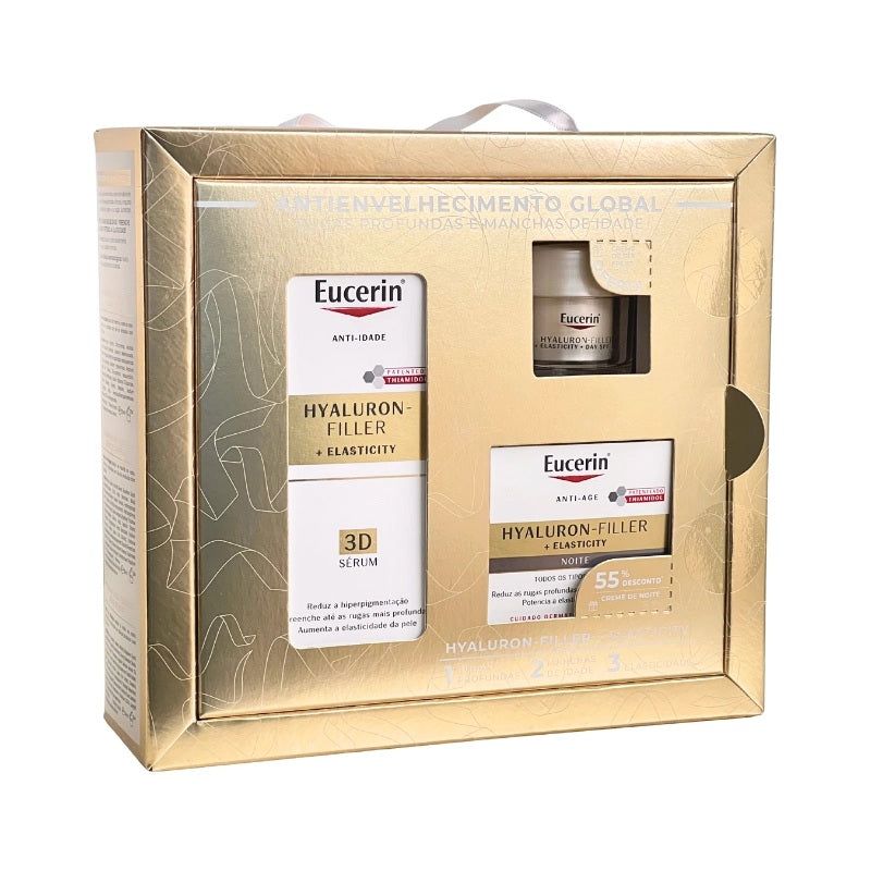 Eucerin Coffret Elasti 3D Serum+Cr Dia+Cr Noite