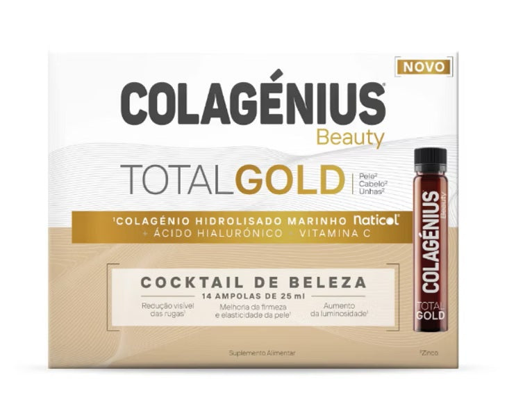 Colagenius Beauty Total Gold 14 ampolas