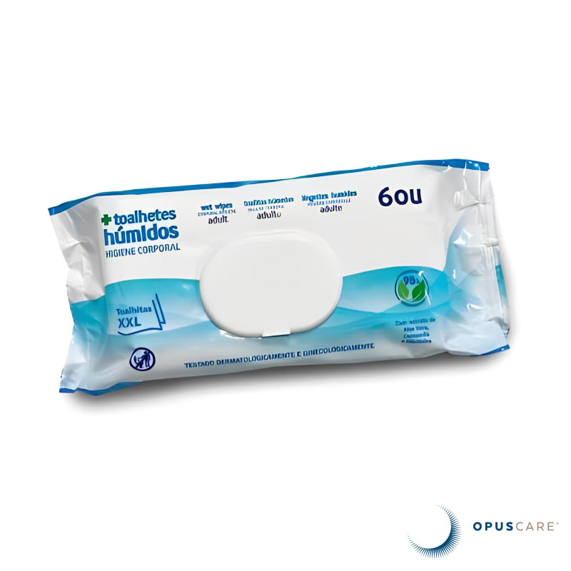 TOALHITAS HUMIDAS XXL ADULTO 60 UNIDADES