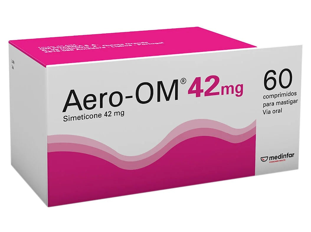 Aero-om comprimidos para mastigar 42 mg (60 un)