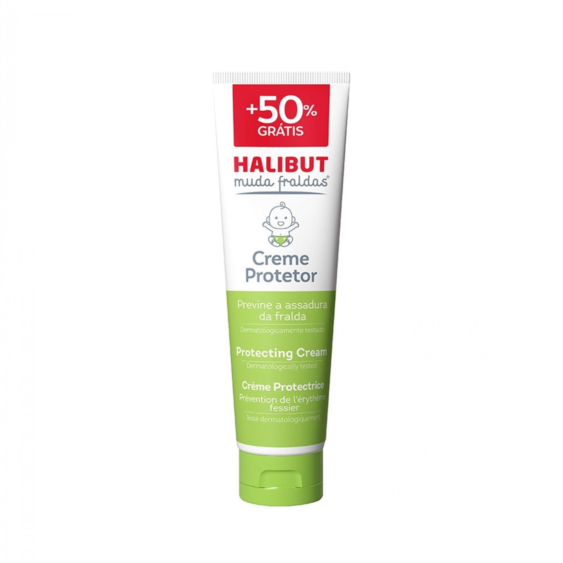 Halibut Muda Fraldas Creme Protetor 150gr