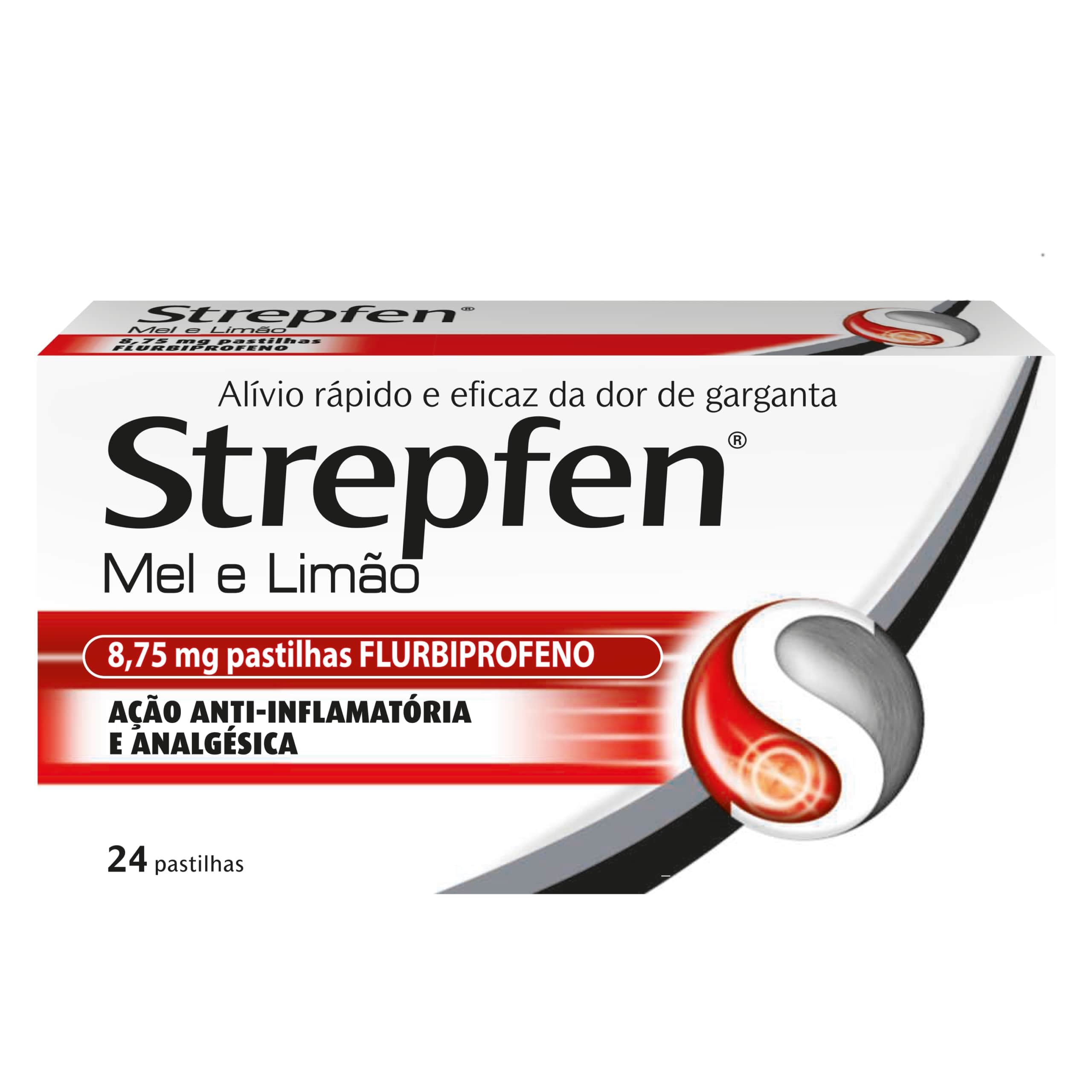 Strepfen 24 pastilhas mel/ limao