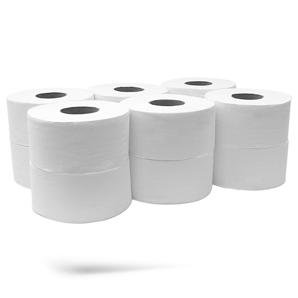 PAPEL HIGIENICO JUMBO 2F 12X75M