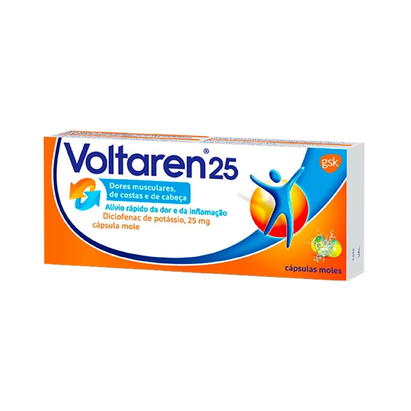 Voltaren 25 mg 20 cáps moles