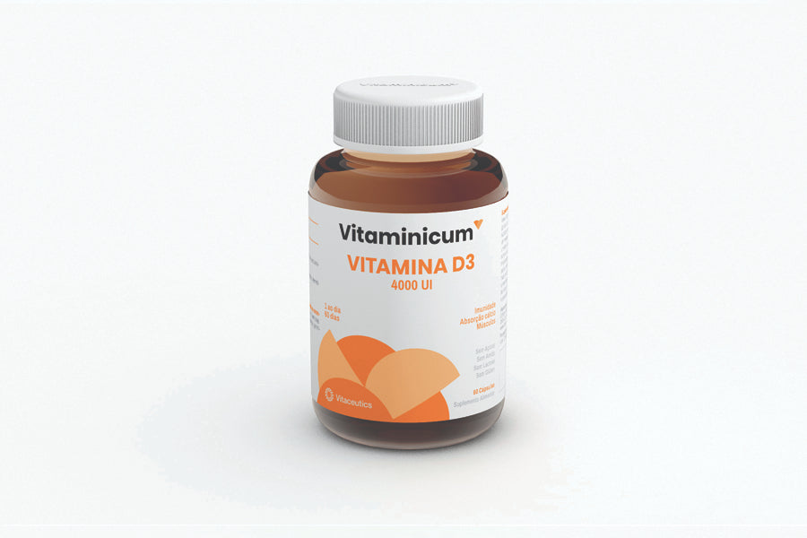 Vitaminicum Vitamina D3 4000 UI 60 capsulas
