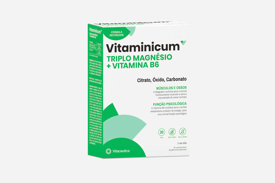 Vitaminicum Triplo Magnésio + Vitamina B6 30 comp