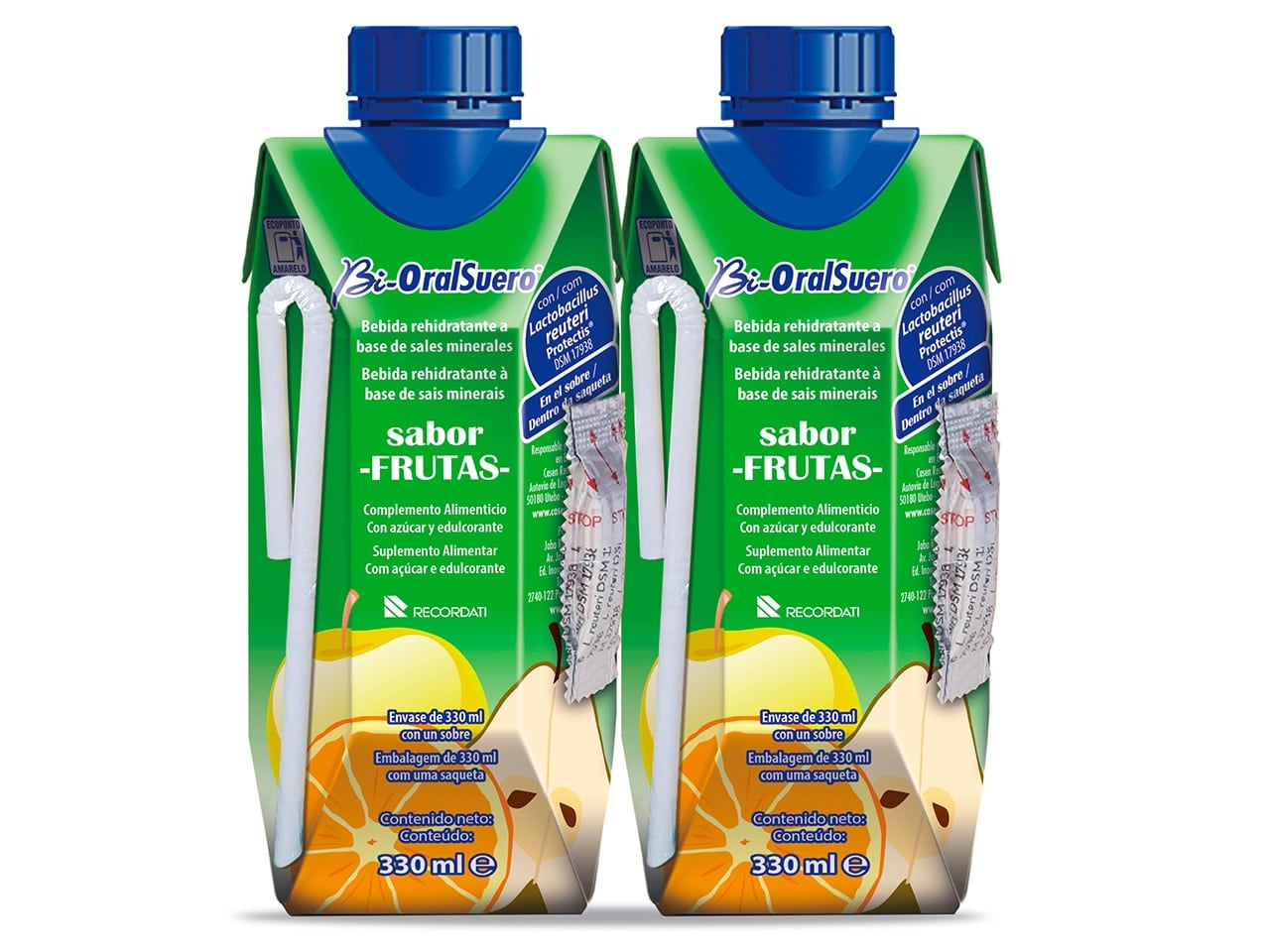 Bi-Oralsuero Frutas 2X330 ml