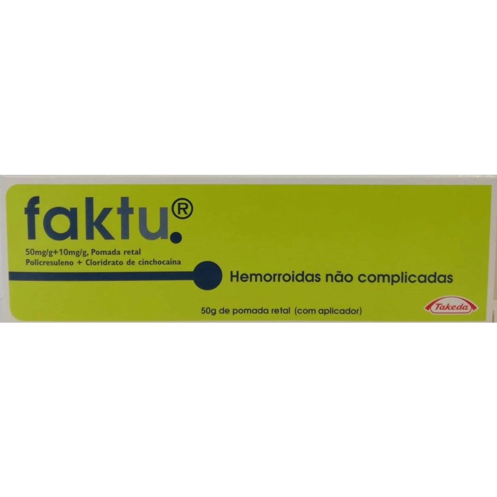 Faktu 50 mg/g + 10 mg/g 50 g pomada retal