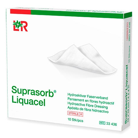 SUPRASORB LIQUACEL 10X10CM UN