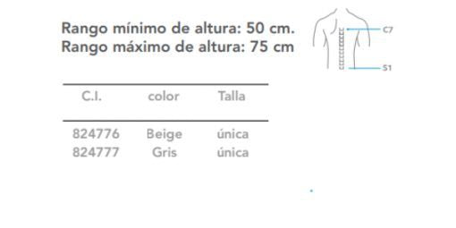 COLETE TORACOLOMBAR PRIMSPINE REF PRS636G OS