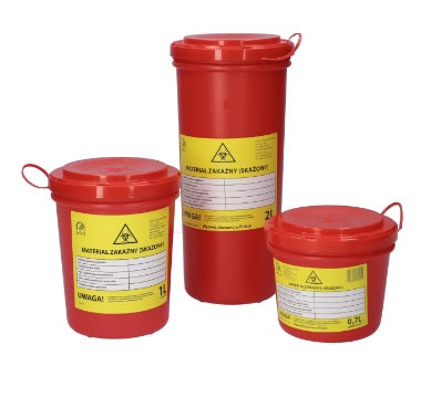 RECIPIENTE PARA RESIDUOS MEDICOS 2L (AMARELO)
