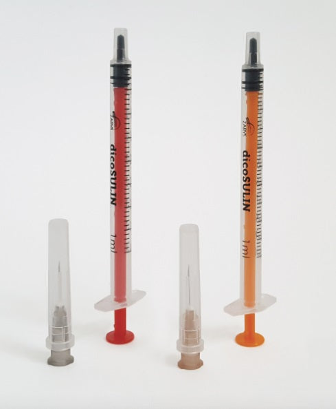 SERINGA INSULINA 1ML C/AG. 0,40X13MM ESTERIL CX100
