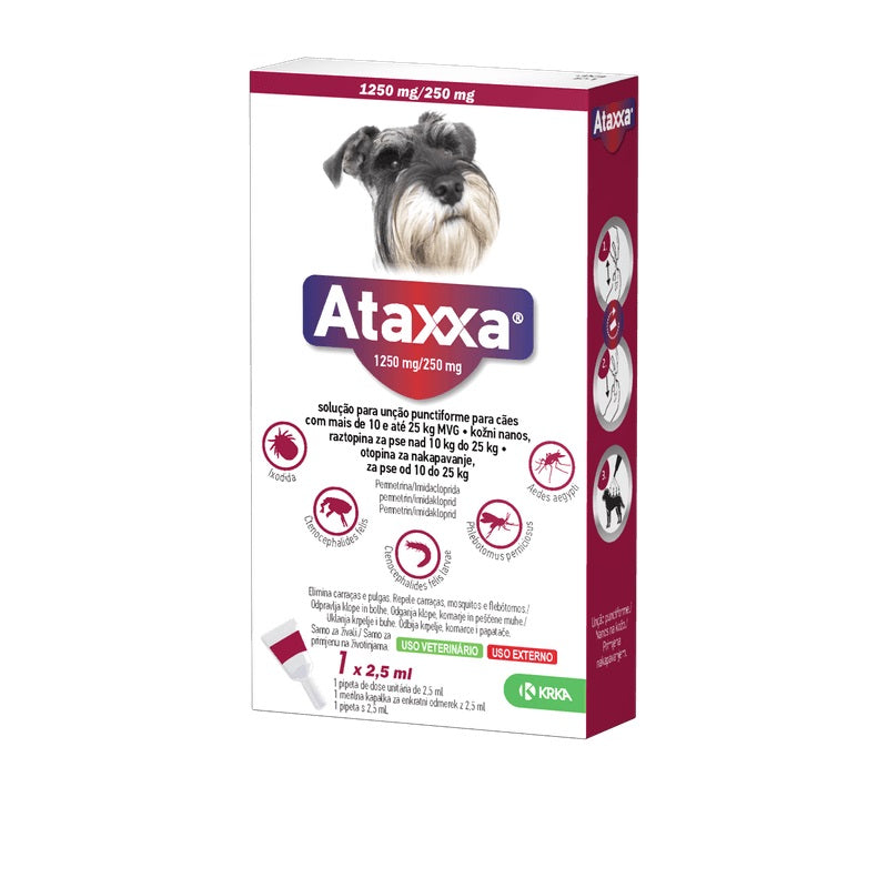 Ataxxa 1250/ 250mg 10-25kg 1 pipeta