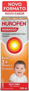 Nurofen Morango Susp. Oral 200 ml