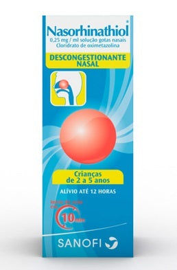 Nasorhinathiol 0,025% 15 ml