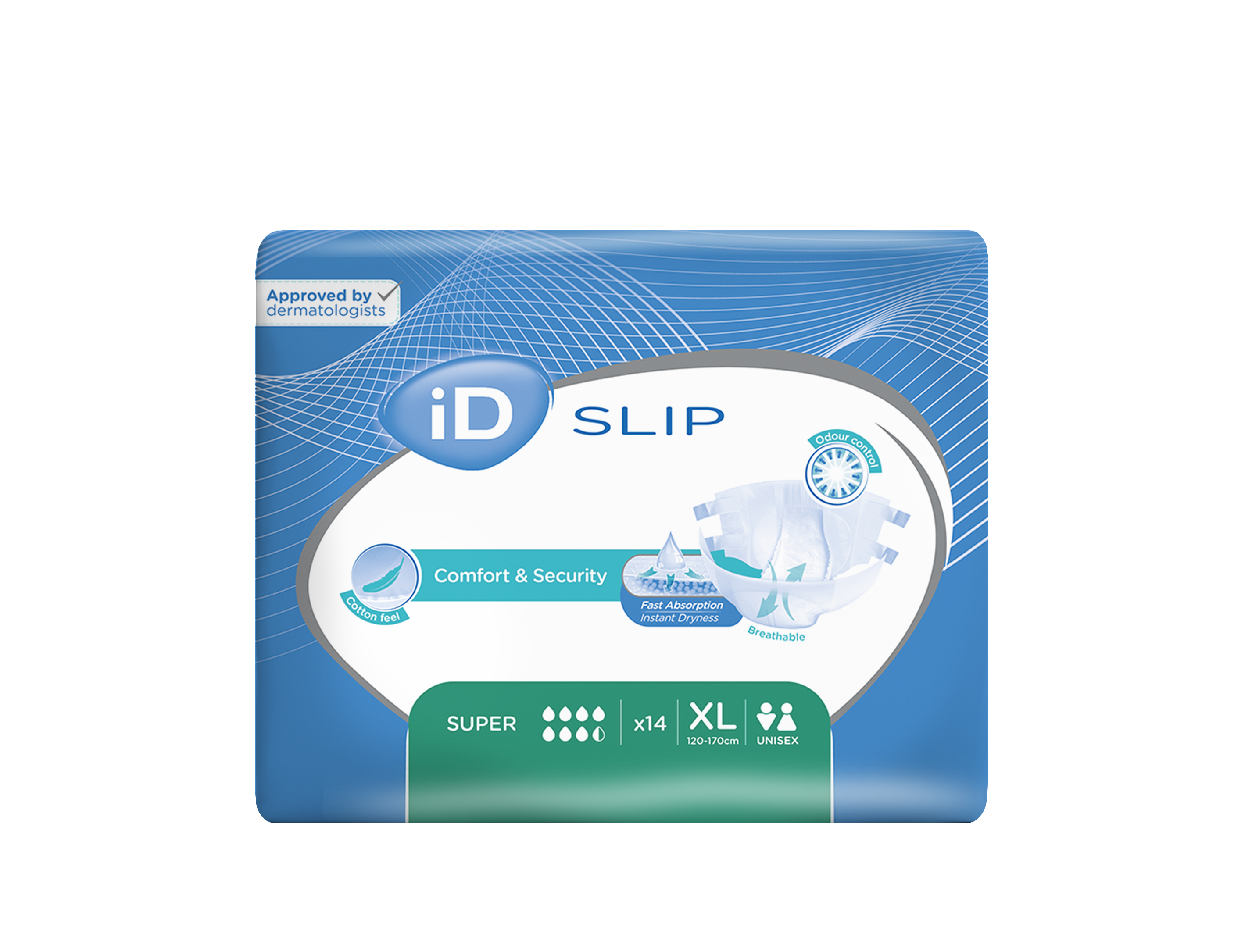 Fralda iD Expert Slip Super