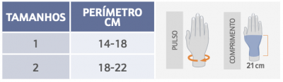TALA IMOB. PUNHO LARANJA AMBIDESTRA M760 TAM.1