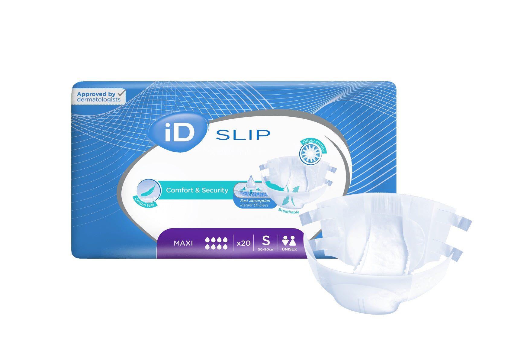 Fralda ID Slip Maxi