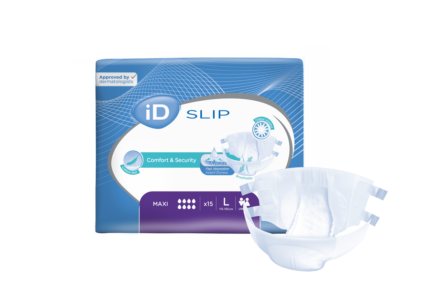 Fralda ID Slip Maxi