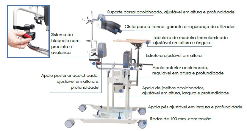 SIMPSON ST STANDER VERT TETRAPLEG ADT