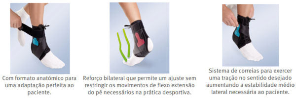 ESTABILIZADOR TORNOZELO LACE-UP EST090 TAM.3