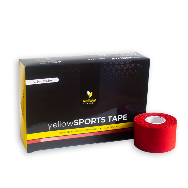 YELLOWSPORTS TAPE NAO EST 3,8CM X 9,1M VERMELHO UN
