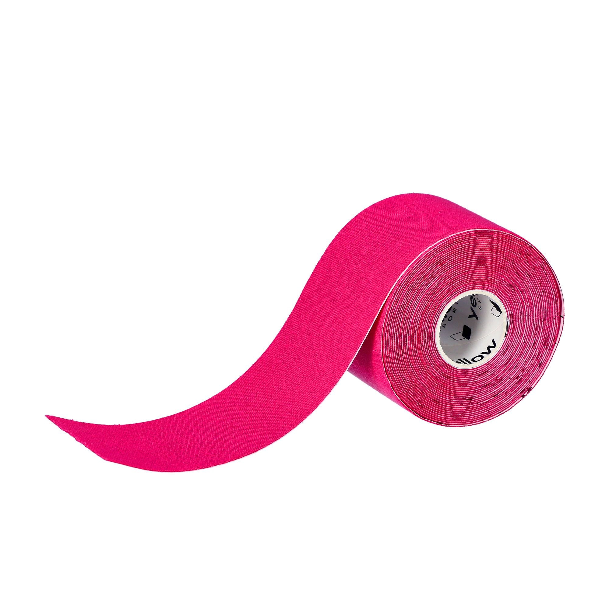 YELLOWTAPE FITA KINESIO NAO ESTERIL 5CMX5M ROSA