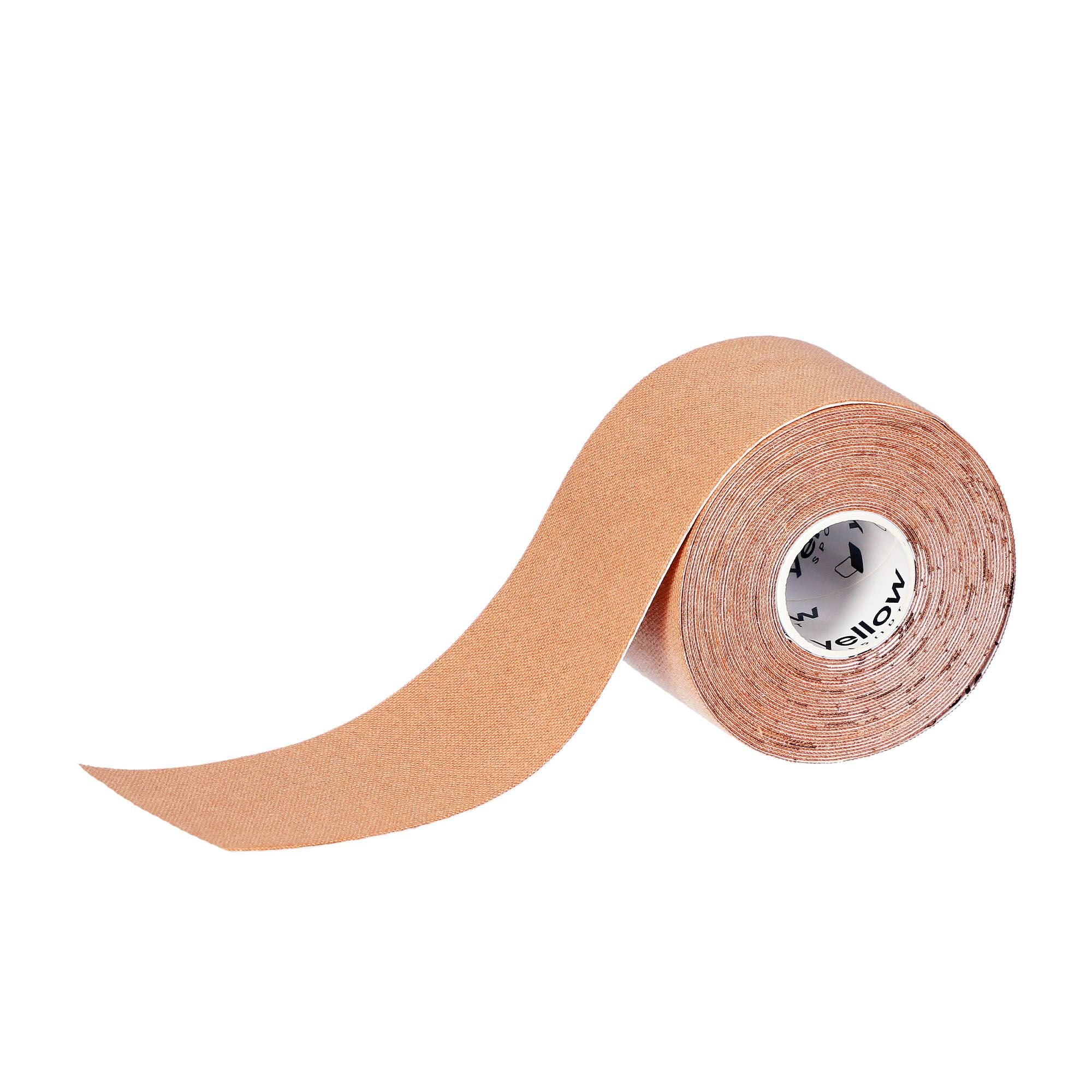 YELLOWTAPE FITA KINESIO NAO ESTERIL 5CMX5M BEGE