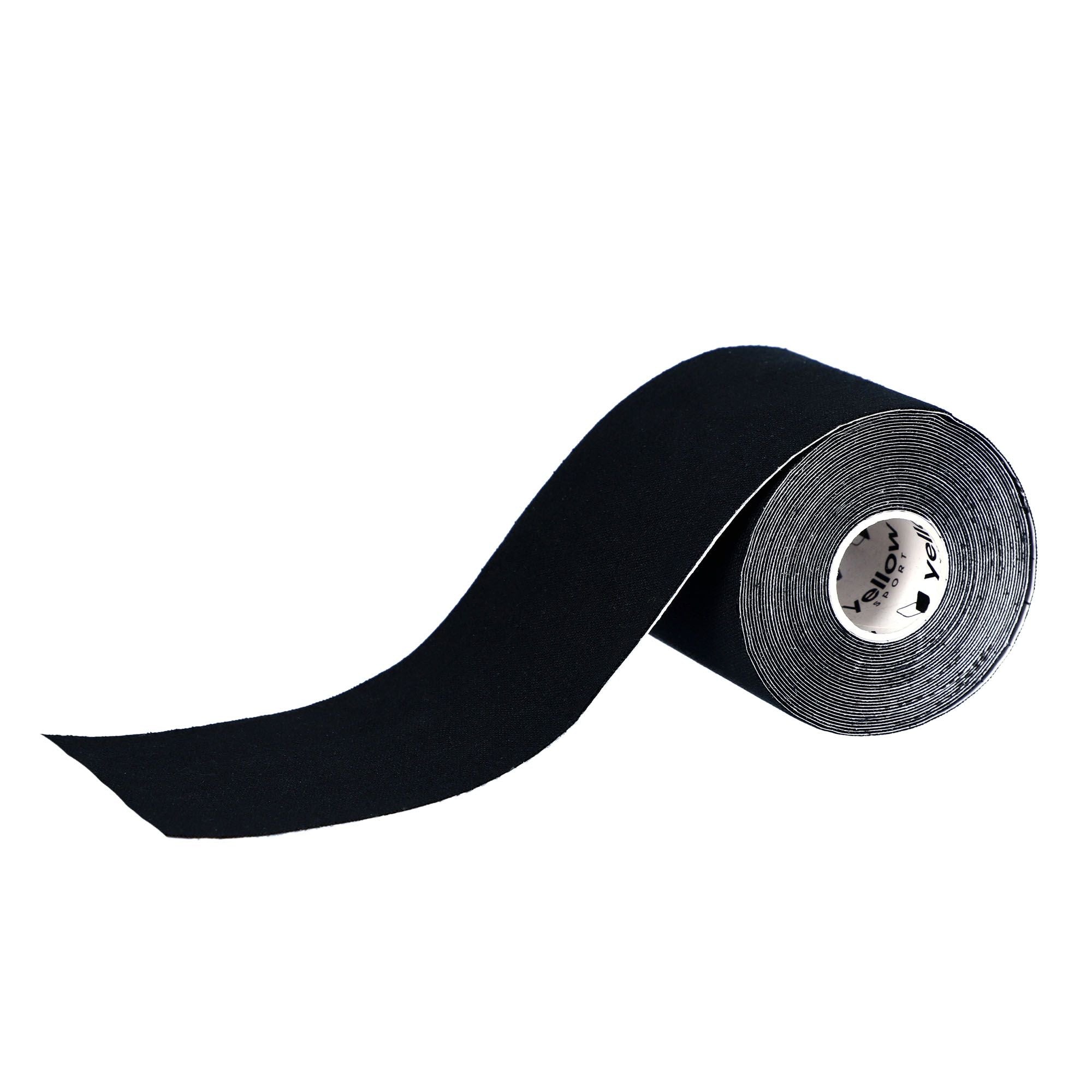 YELLOWTAPE FITA KINESIO NAO ESTERIL 7,5CMX5M PRETO