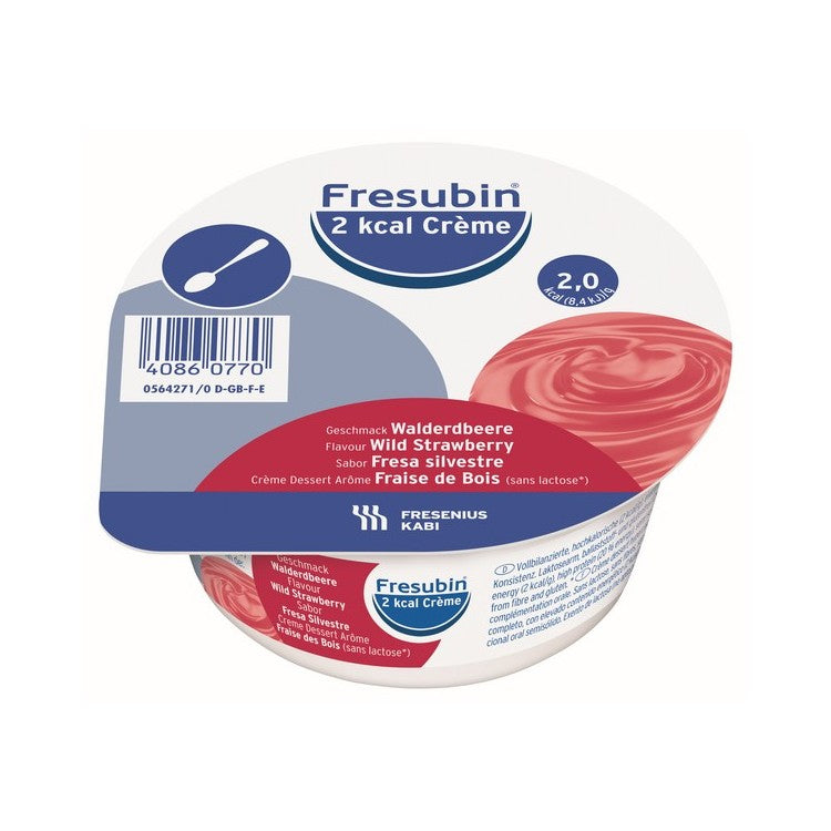 Fresubin 2KCAL Creme Morango Silvestre 4unidades