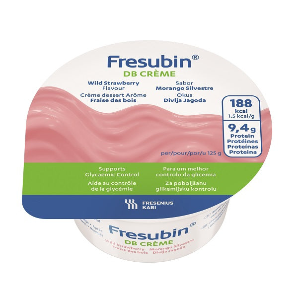 Fresubin DB Creme Morango Silvestre 4unidades