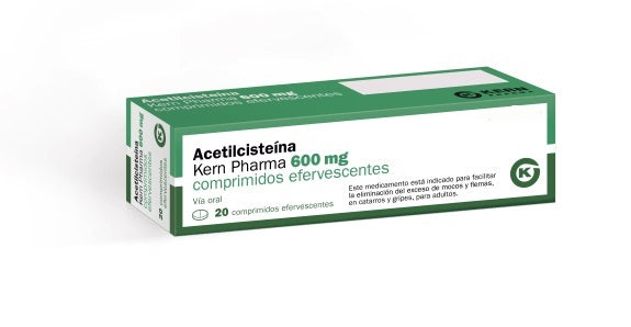 ACETILCISTEINA PHARMAKEN 600MG 20 COMP EFER